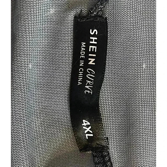 Purple Crop Top With Polk-a Dots V-neck Capped Ruffle Sleeves Plus Size 4XL - Picture 5 of 7